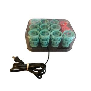 Lock n Roll Rollers Clairol 24 Spoolie Spiral Curlers VTG Pageant tested Hot